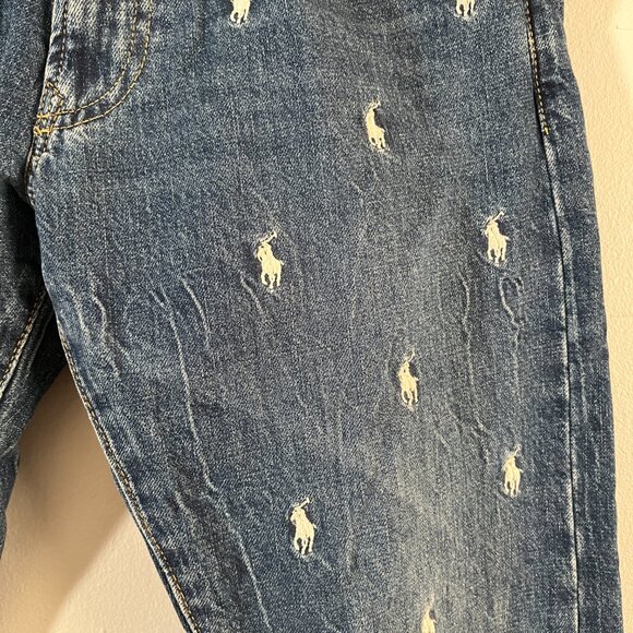 Polo Ralph Lauren 30/30 Sullivan Slim Leg Embroidered Logo Jeans - Picture 2 of 7